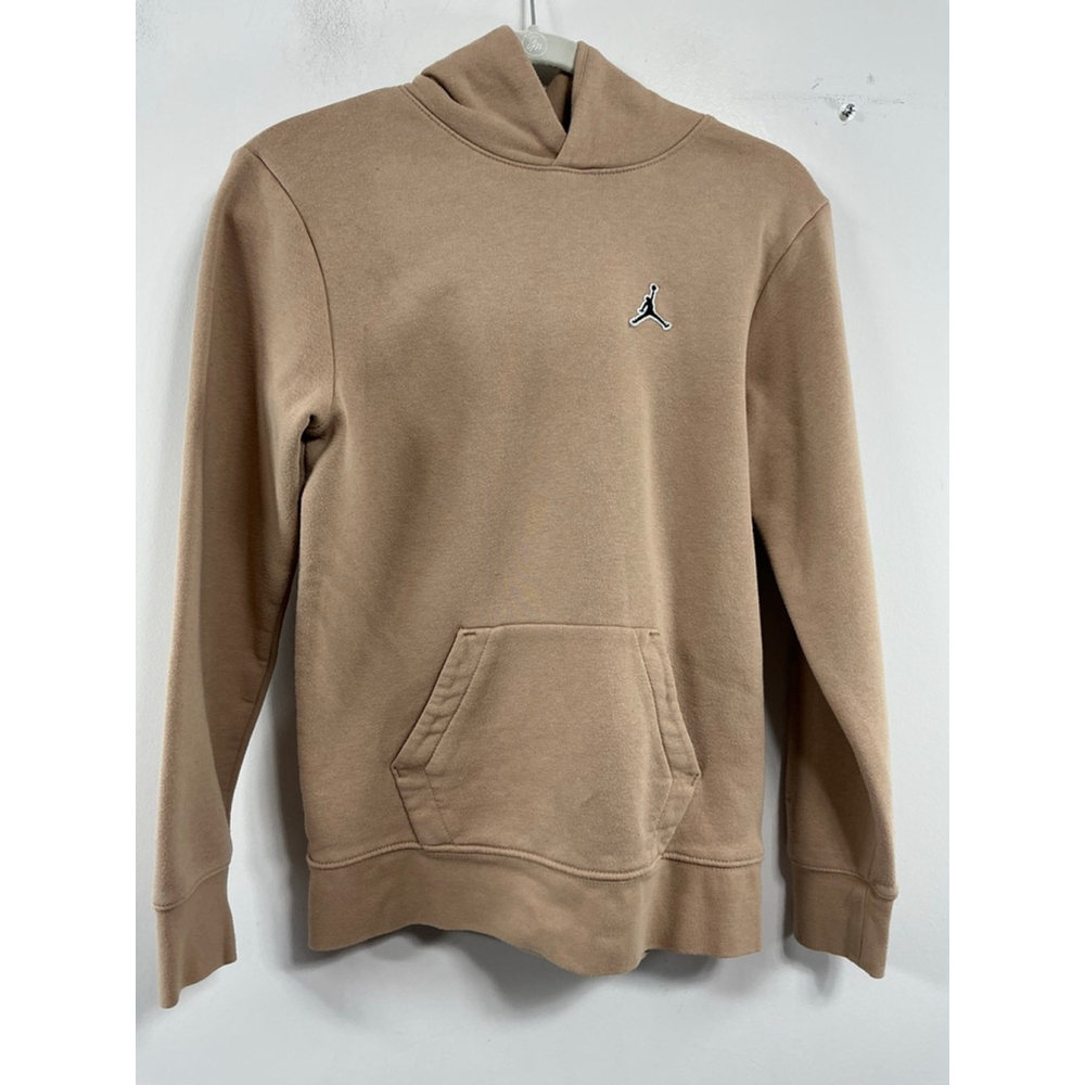 Kids Jordon Pullover Hoodie 12 To 13 Years (g) Tan Long Sleeve